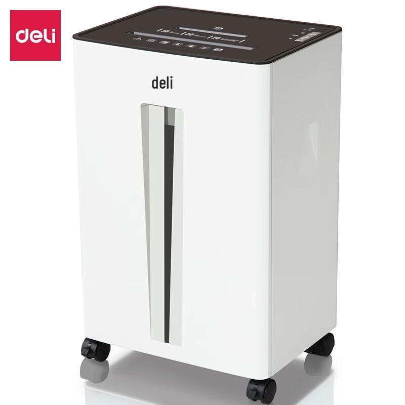 Deli 9918 Профессиональный офисный шредер вилка CN (адаптер в комплекте)
