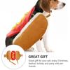 New Cozy and Adorable Stuffed Hot Dog Winter Pet Costume - Playful Apparel for Small and Medium Dogs - Funny Dachshund Party Cos