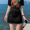 2021 Summer Women's High Waist A-Line Denim Skirt - Trendy, Slim-Fit, All-Match for Students
