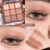 Chocolate Nine Colour Eyeshadow Palette Glitter Pearlescent Matte Big Earth Colour Pure Lust Nude Ninjas Eyeshadow