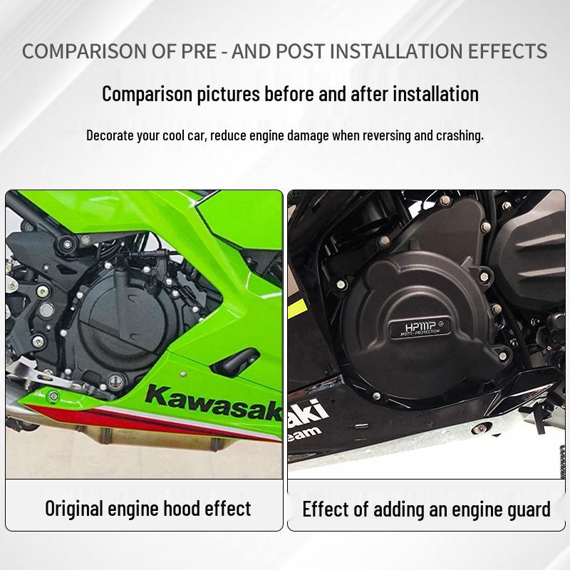 Защитная крышка двигателя от падения для Kawasaki Ninja400 18-23/Z400 19-23