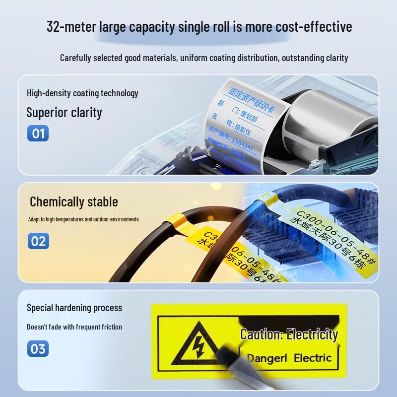 SUPVAN MP50 Portable Bluetooth Label Maker CN plug (adapter included)