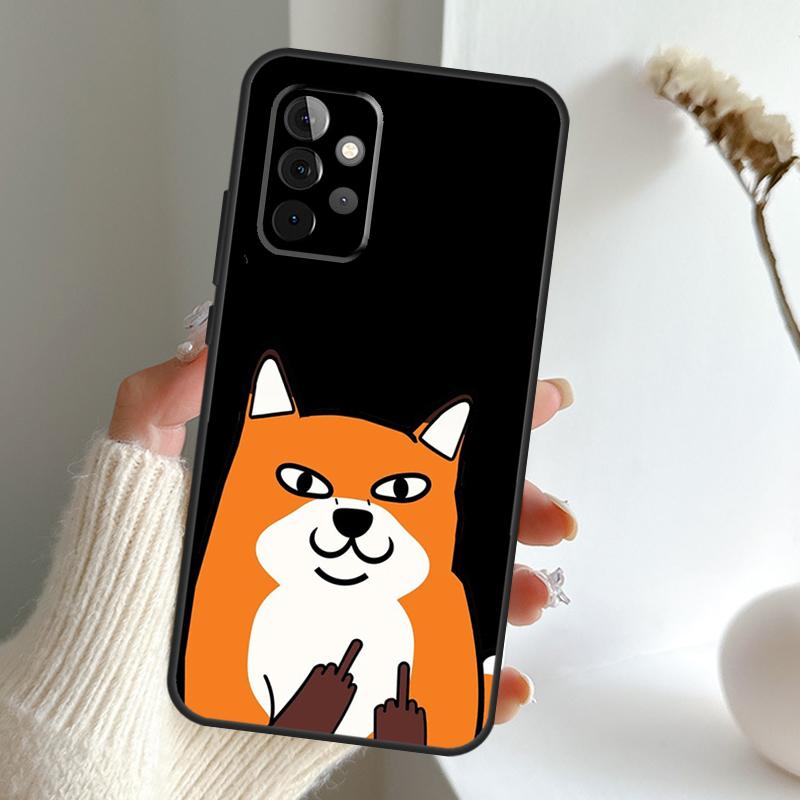 Аниме Забавный Чехол-Лиса Для Samsung Galaxy A52 A32 A12 A16 A26 A36 A56 A15 A35 A55 A34 A54 A13 A33 A53 A17 A06
