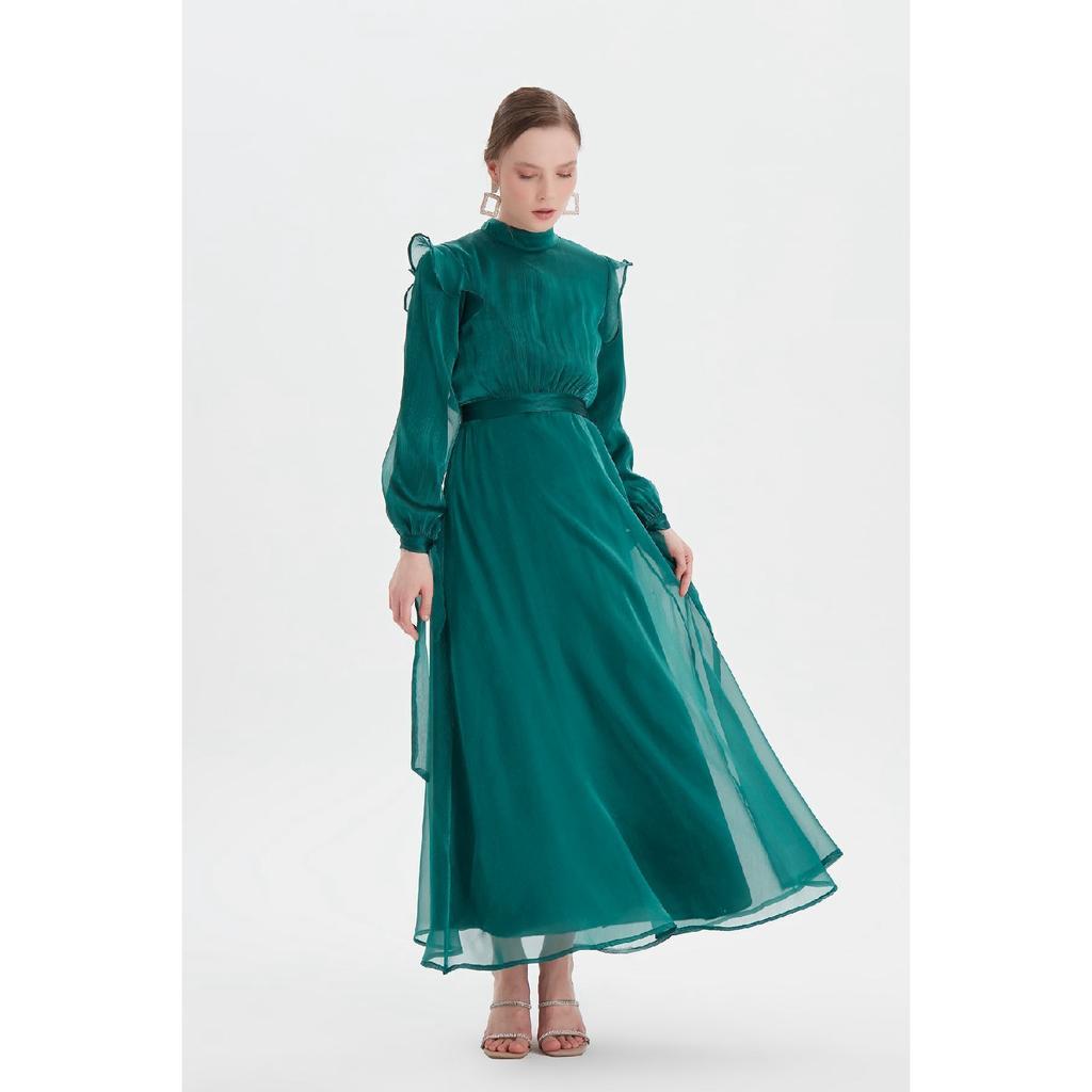 Темно-синее вечернее платье Mira