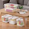 Practical with Detachable Lid Strong Load Bearing Organizer Case Snack Clothes Toys Dorm Supplies