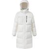 Contour Korean Line Snow Down Jacket Outdoor Solid Color Hooded Zip Long Sleeve Long Down Jacket Women Upper Clothing White LC2581500