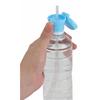 Komori Resin Plastic Bottle with Straw Cap Attachment, Blue, 4.1mm Diameter X 13cm Approx., 25cm X 41cm High