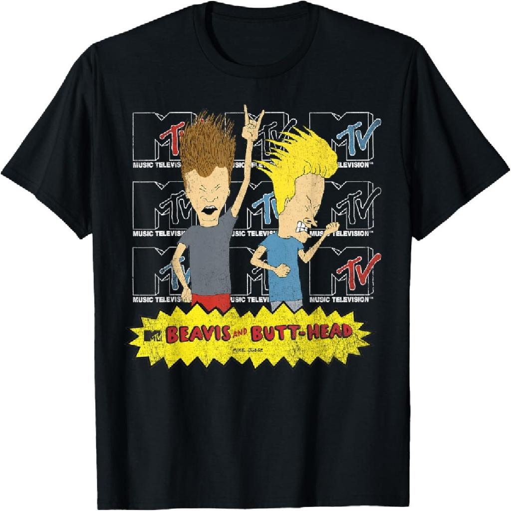 Футболка MTV с логотипами Beavis and Butt-Head Rock Out