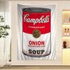 AndyS WWarhol Pop Art Tomato Soup Hanging Bohemian Tapestry Hanging Tarot Hippie Wall Rugs Dorm Home Decor