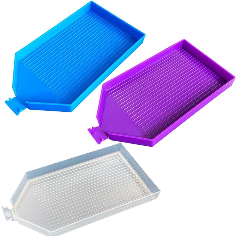 Аксессуары для вышивки, большая емкость, может открыть лоток для инструментов для алмазной живописи, пластина для дрели, пластиковая пластина