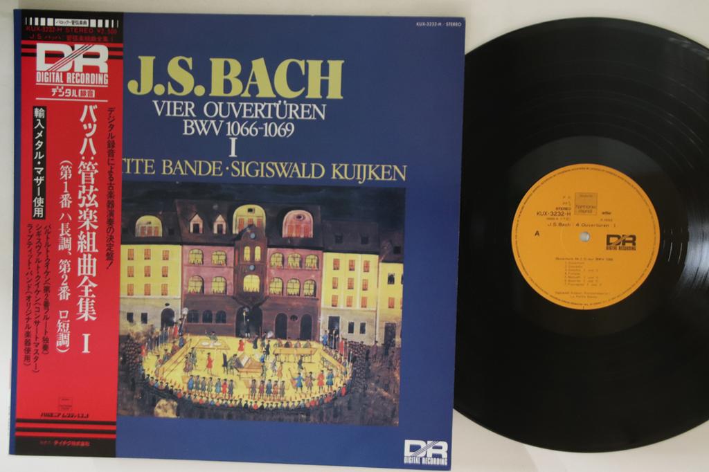 LP Пластинка J.S.. БАХ - Четыре увертюры Bwv 1066-1069 I KUX3232H TEICHIKU Япония Оби Классика Б/у