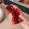 Soft Silicone Hairpin Shark Clip Hairpin Soft Anti-Collision Back Head Clip Anti-Fall Durable Butterfly Keel Clip