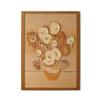 KINOWA Woodcut Painting Original Handmade Van Gogh Made In Japan "Sunflowers" Kit, Masterpiece,