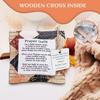 12 Pcs Mini Pocket Prayer Quilt with Cross ide, Square Prayer Quilt for Women Pastor Appreciation