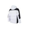 Anta Короткая куртка-пуховик Ice Armor с капюшоном и буквенным принтом, мужская верхняя одежда, цвет «белоснежный» 152347946-1
