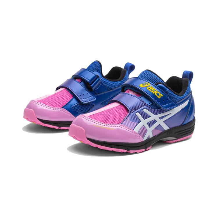 Asics Suku Topspeed Mini Zero 3 Мягкие Удобные Низкие Детские Повседневные Кроссовки Детские кроссовки Синий Розовый 1144A354-700