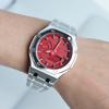 CASIO Unisex Liquid Crystal,Analog Dual Display Series 48.5mm Red Watch GA-2100-4A(Watch8--)