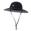 Большой размер сафари приключение складная буни рыбалка УФ военная шляпа от солнца с шеей съемный подбородочный широкий УФ горный поход [TOP-EX] женская шляпа, шляпа,