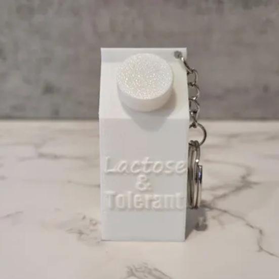 1/2 шт., держатель для таблеток, переносящих лактозу и таблетки, брелок, компактная коробка, дизайн коробки для молока, брелок, рюкзаки, кошельки, аксессуары