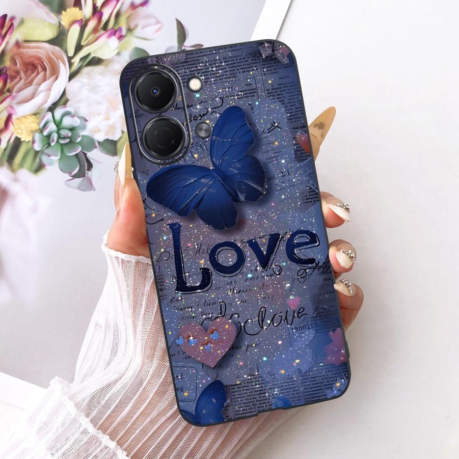 For Tecno Spark GO 3 5G Case KN3 Colorful Flowers Luxury Painted Cover Soft TPU Phone Case For Tecno Spark GO 3 SparkGo 3 Fundas