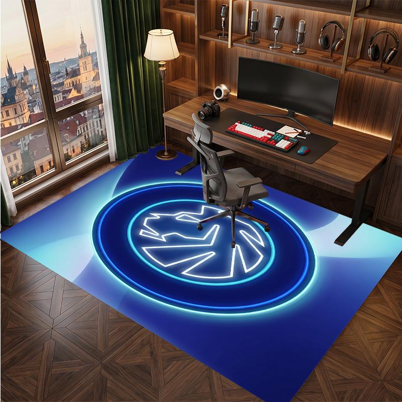 Millwall Football Print Crystal Velvet Rug, Comfortable Water Absorbent Non Slip Indoor Floor Carpet
