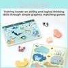 Engineering Vehicle Wooden Puzzle Blocks For Kids Learning Recognition Shape