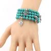 Turquoise Beaded Bohemian Bracelets: European & American Fashion