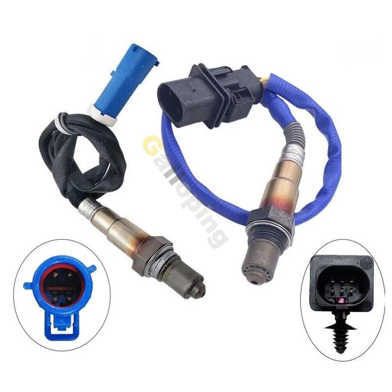 2pcs 02 Oxygen O2 Sensor Upstream Downstream Front & Rear For Ford Escape 1.6L L4 Turbocharged 2013 2014 2015 2016 4 & 5 Wires