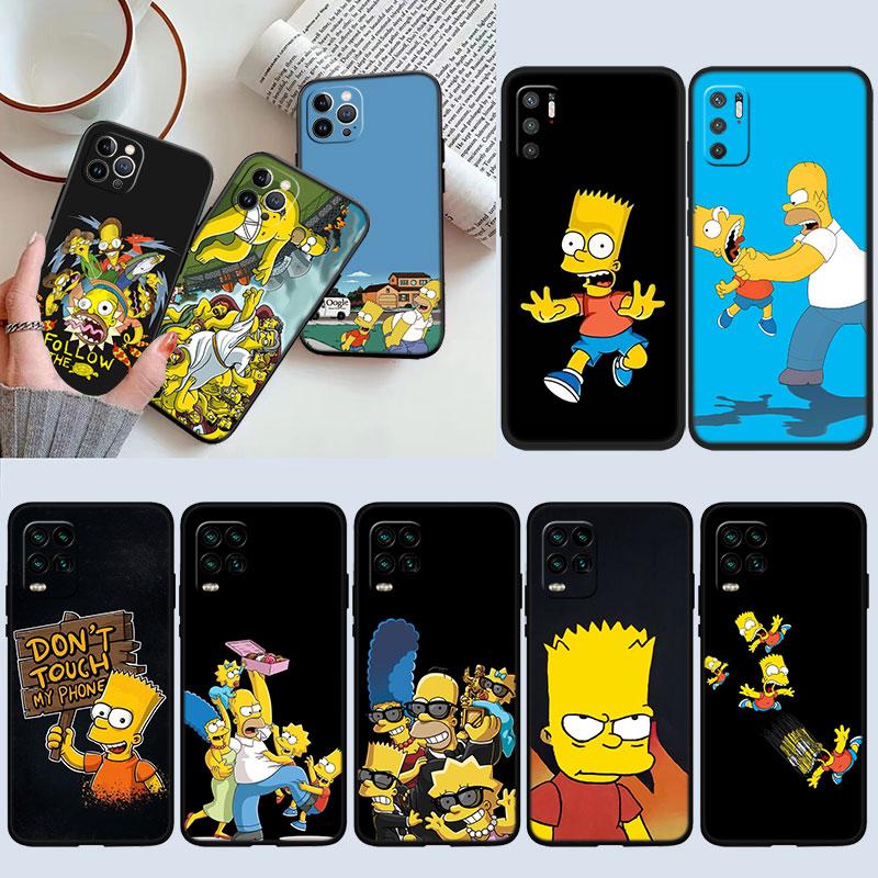 S-Simpsons Shell Phone Case for Samsung Galaxy Note 10 20 S23 S24 S25 Ultra FE Plus Edge Lite A02S A35 A07 A17