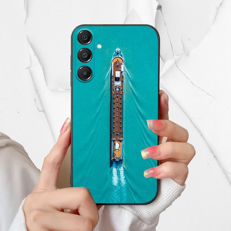 Для Samsung Galaxy A56 5G Чехол Милый Мультяшный Мягкий ТПУ Силиконовый Чехол Для Galaxy A26 A36 A 56 Чехлы Для Телефона GalaxyA56 Черные Coques