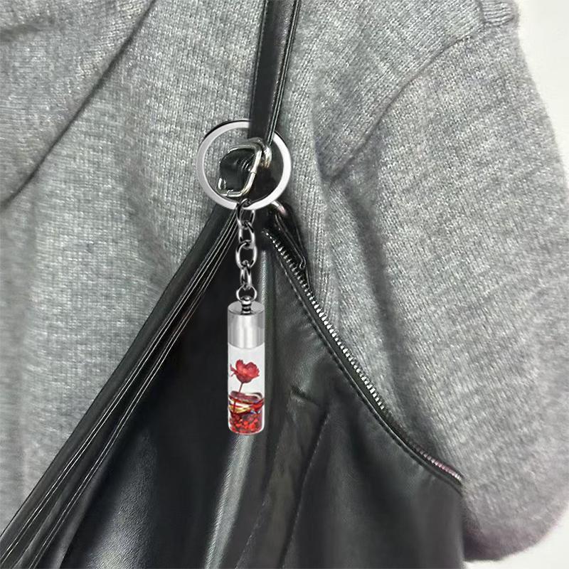 1шт брелок-подвеска в виде растений Mori Perpetual Flower брелок новые поступления стеклянная ваза кулон сухоцветы разноцветные