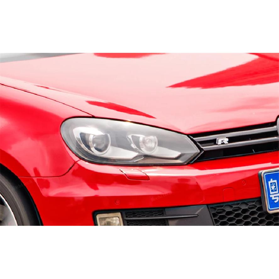Чехлы для линз передних фар автомобиля для Volkswagen VW Golf 6 MK6 GTI R 2010-2014, прозрачный абажур, корпус фары