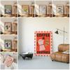 Coffee Poster Un Cafe Foodie Drawing More Espresso Less Depresso Print Trendy Canvas Wall Art Kitchen Home Decor