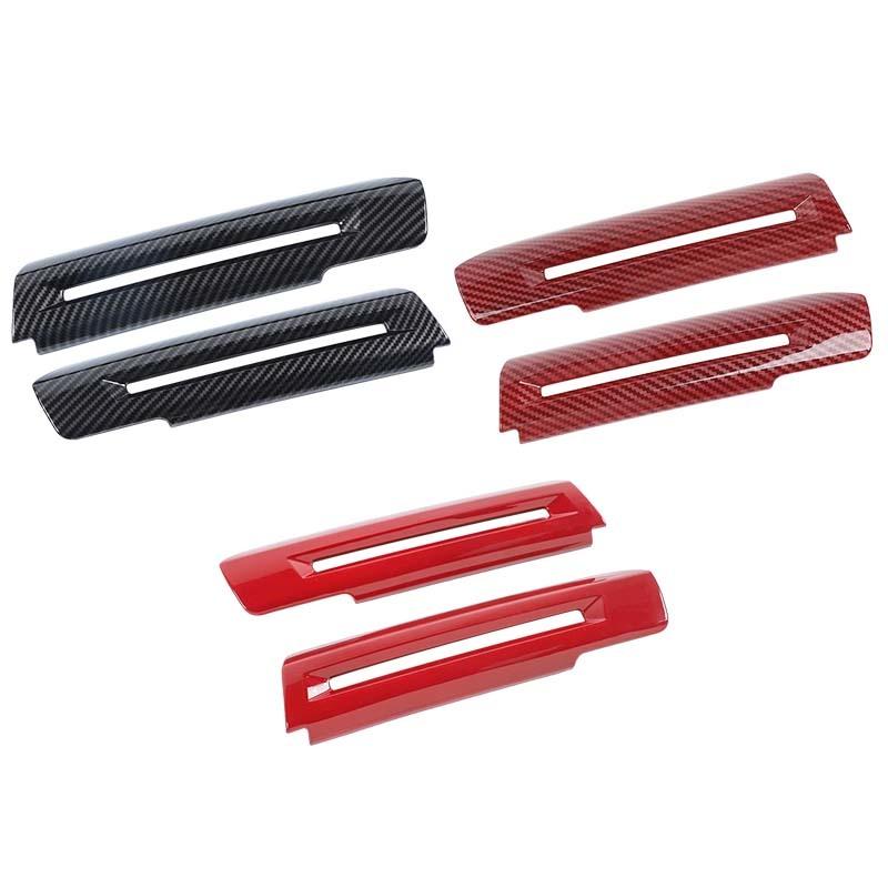 ABS Interior Door Handle Decoration Cover Sticker Fit Ford Mustang 2015 Up Interior Accessories