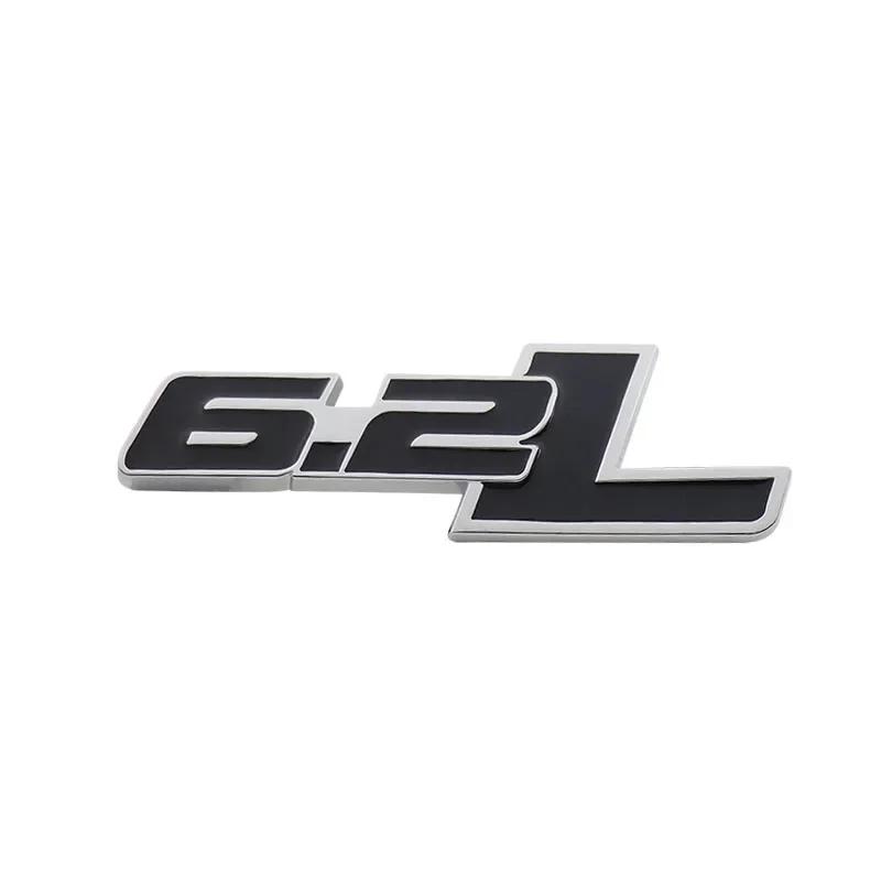 ABBU1 3D Premium 6.2 L 6.2L car Hood Fender trunk Rear Bonnet Nameplate Decal Emblem Badge Sticker