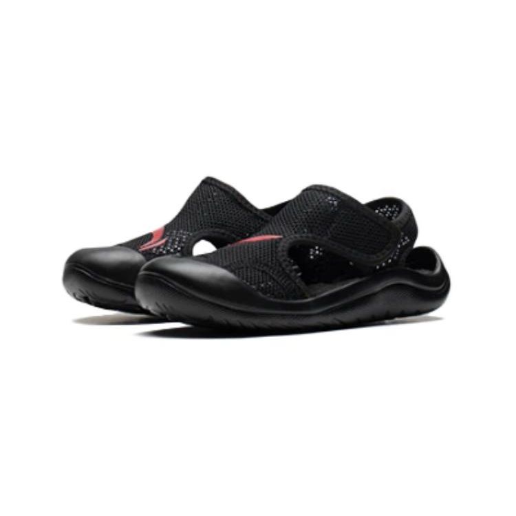 Li Ning Kids Comfortable Versatile Shock Absorbing Sandals Kids Sandals Black YKKS014-1