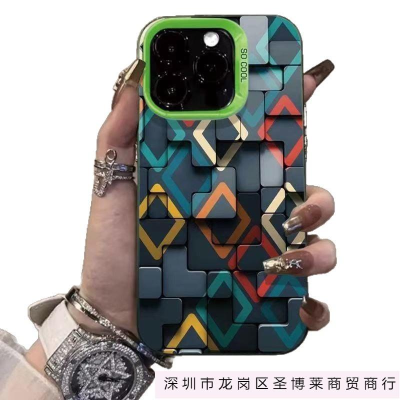 Новый матовый цветной серебристый подходит для чехла мобильного телефона iphone16 Apple 15promax/1413pro12 импорт/экспорт