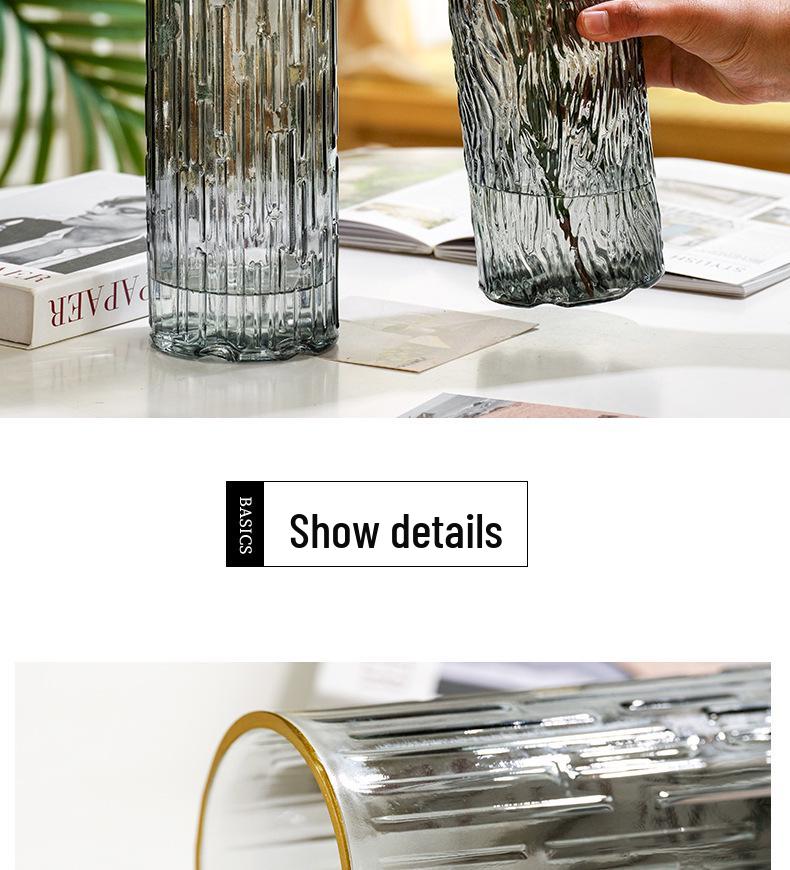 Минималистичная прозрачная стеклянная ваза для гидропонных цветов - Элегантный декор для дома и спальни