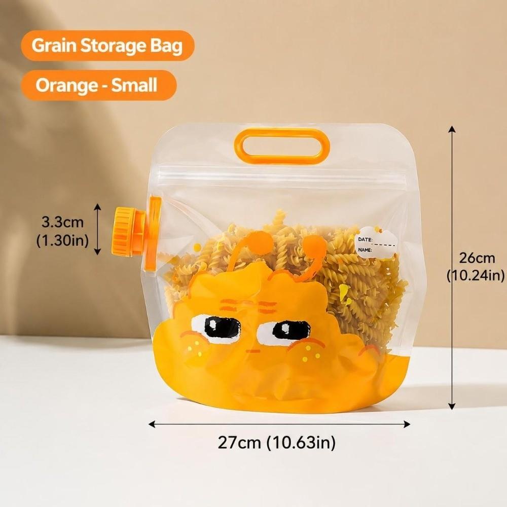 Food Grade Food Storage Bag Transparent Cereal Storage Organizer Pantry Storage Bag Food Storage
