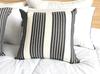 Simple Hot Selling Good Quality Factory Direct Sale Black and White Stripped Square  Pillow Cushion Covers