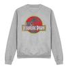 Jurassic Park Unisex Adult Distressed Logo Sweatshirt