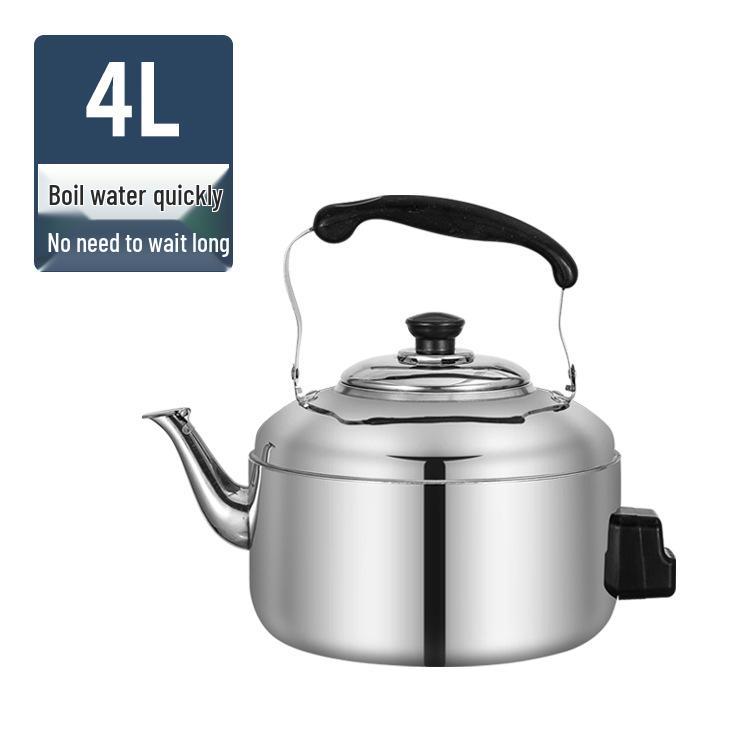 Электрический чайник из нержавеющей стали большой емкости - Быстрое кипячение для коммерческого и домашнего использования