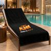 Beach Towel with KTM Racing Design, Quick Dry Lightweight Towel for Swimming Pool Travel