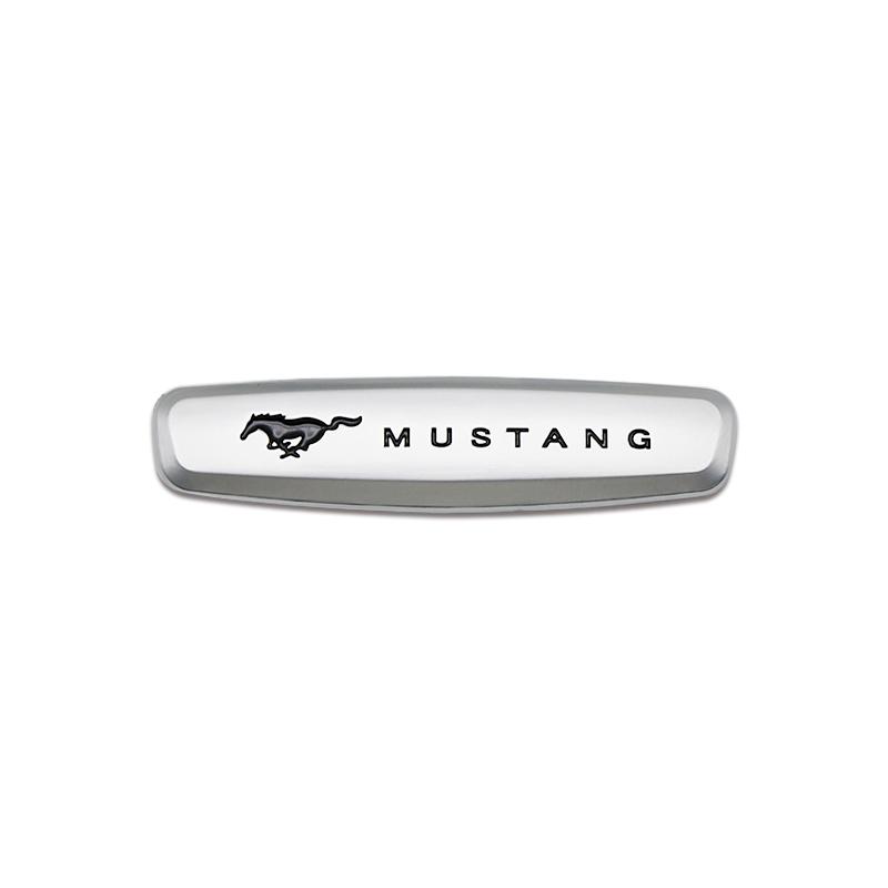 BBAO9 1/2Pcs 60mm 3D Metal Car Seat Interior Badge Emblem For Ford Mustang Shelby Cobra Focus Mondeo F150 MK2 Auto Tuning Accessories