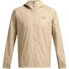 Logo Hooded Long Sleeve Jacket Men Jackets Beige 1321439-289