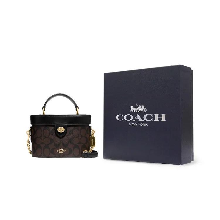 Coach Сумка через плечо Kay 20 Маленькая Коричневая / Черная (унисекс) Сумки 78277 IMAA8