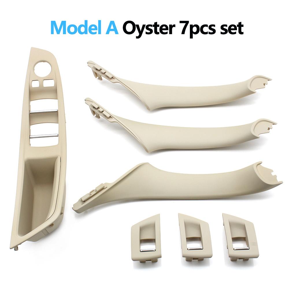 7pcs Set LHD Interior Armrest Door Handle Panel Ide Trim Cover For BMW 5 Series F10 F11 F18 520i 523i 525i 528i 535i