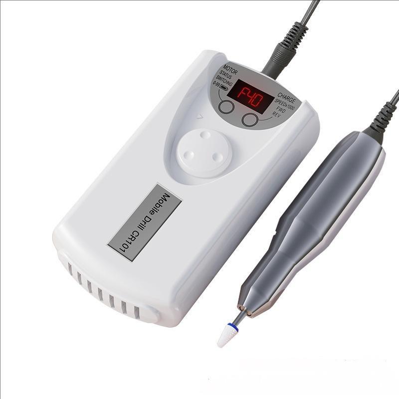 Машинка для маникюра и педикюра Pro, фрезер, rechargeable, для нейл-арта, электрическая шлифмашинка, полировщик с 12 насадками