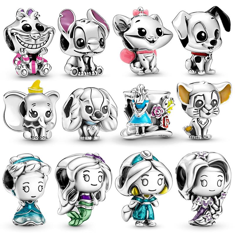 Charms Originale Princess Series Charm Beads Fits Bracelet Necklace For Women Pendant Luxury Diy Jewelry Fine Gifts