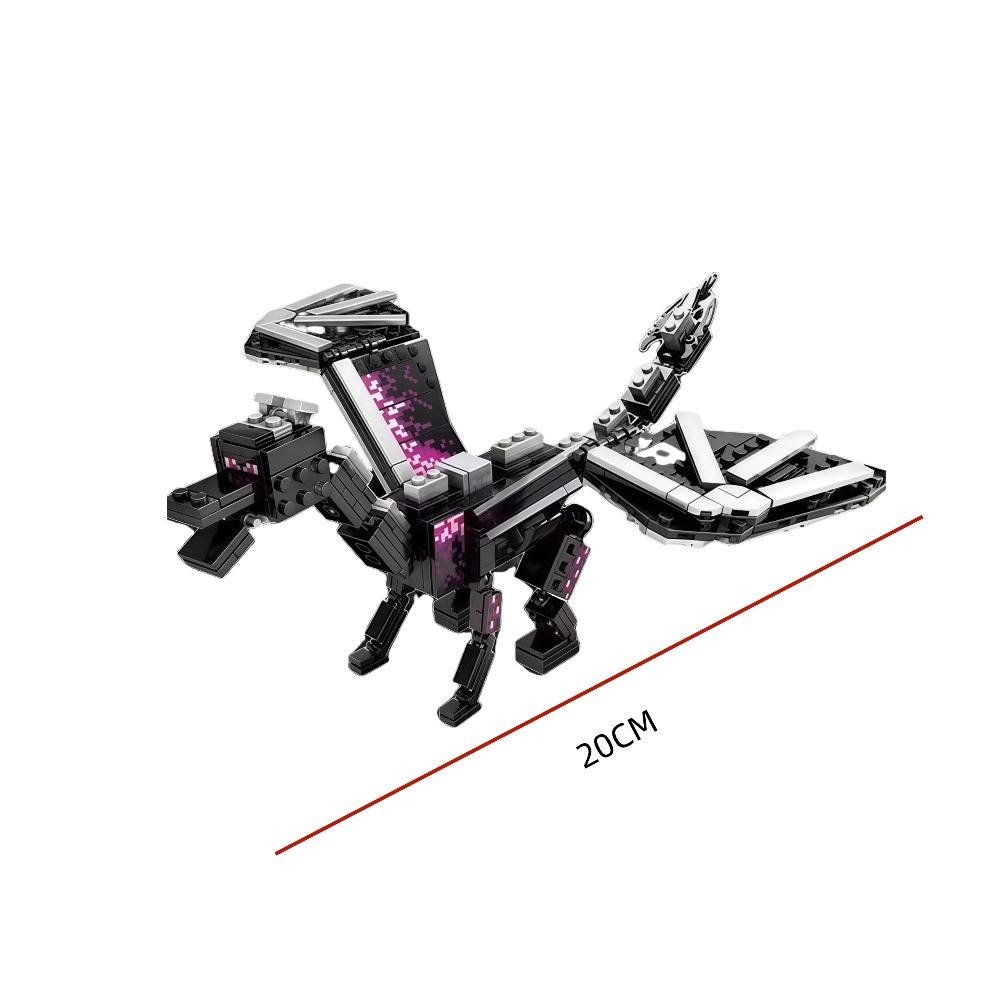 1000+ шт. Набор «Темный Дракон и Деревня» | Креативная игрушка для DIY | Декор и подарок для коллекционеров